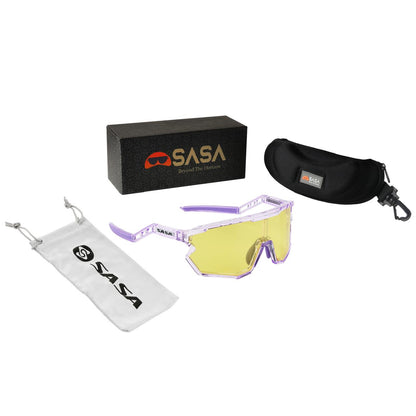 SASA Z SERIES PRISMATIC PURPLE FRAME WITH NIGHT VISION LENS