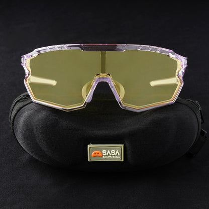 SASA Z SERIES PRISMATIC PURPLE FRAME WITH NIGHT VISION LENS