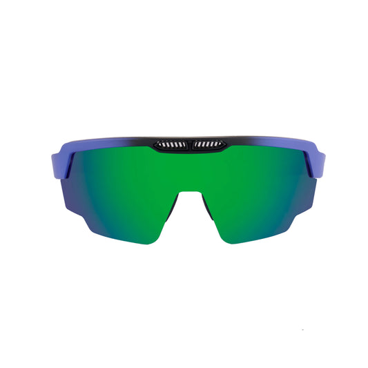 RAPTOR MATTE BLUE FRAME GREEN REVO LENS