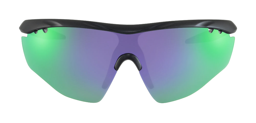 MATTE BLACK FRAME WITH PURPLE REVO LENS HAWKEYE