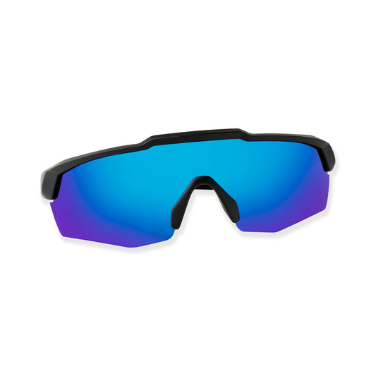 REBOUND FRAME MATTE BLACK LENS ICE BLUE