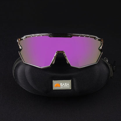 SASA Z Series Prismatic Grey Frame with Purple Revo Lens