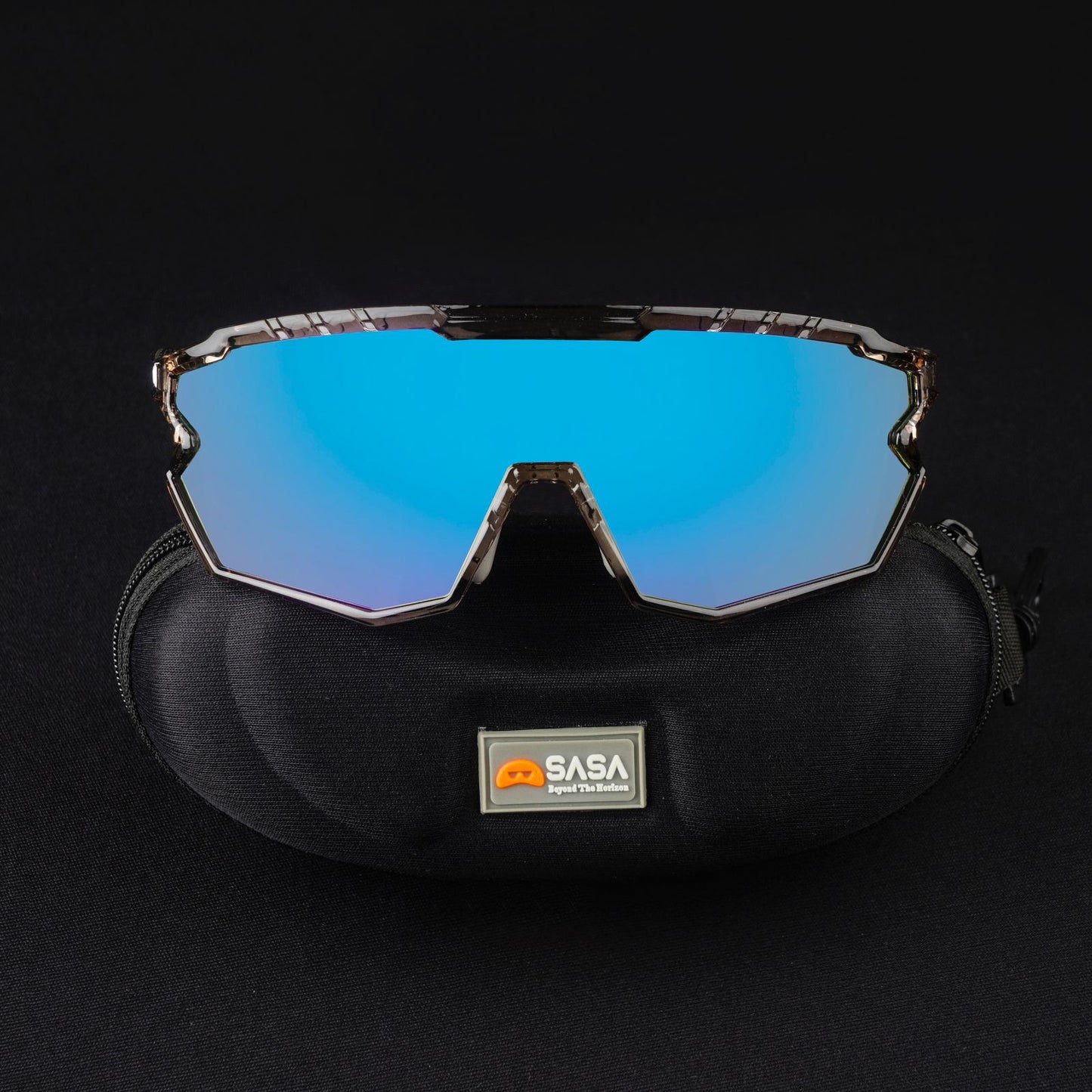 SASA Z Series Prismatic Grey Frame with Ice Blue Revo Lens