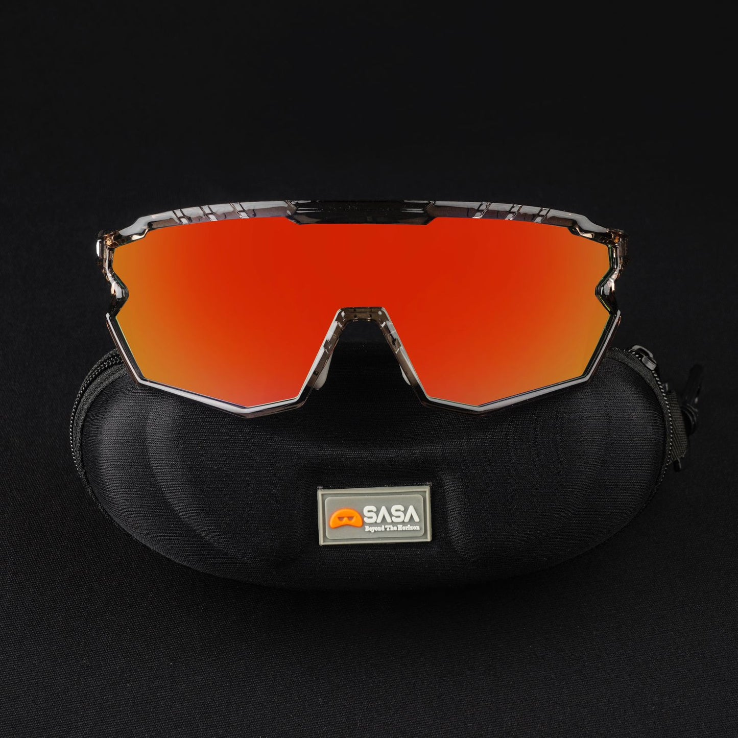 SASA Z Series Prismatic Grey Frame with Red Revo Lens