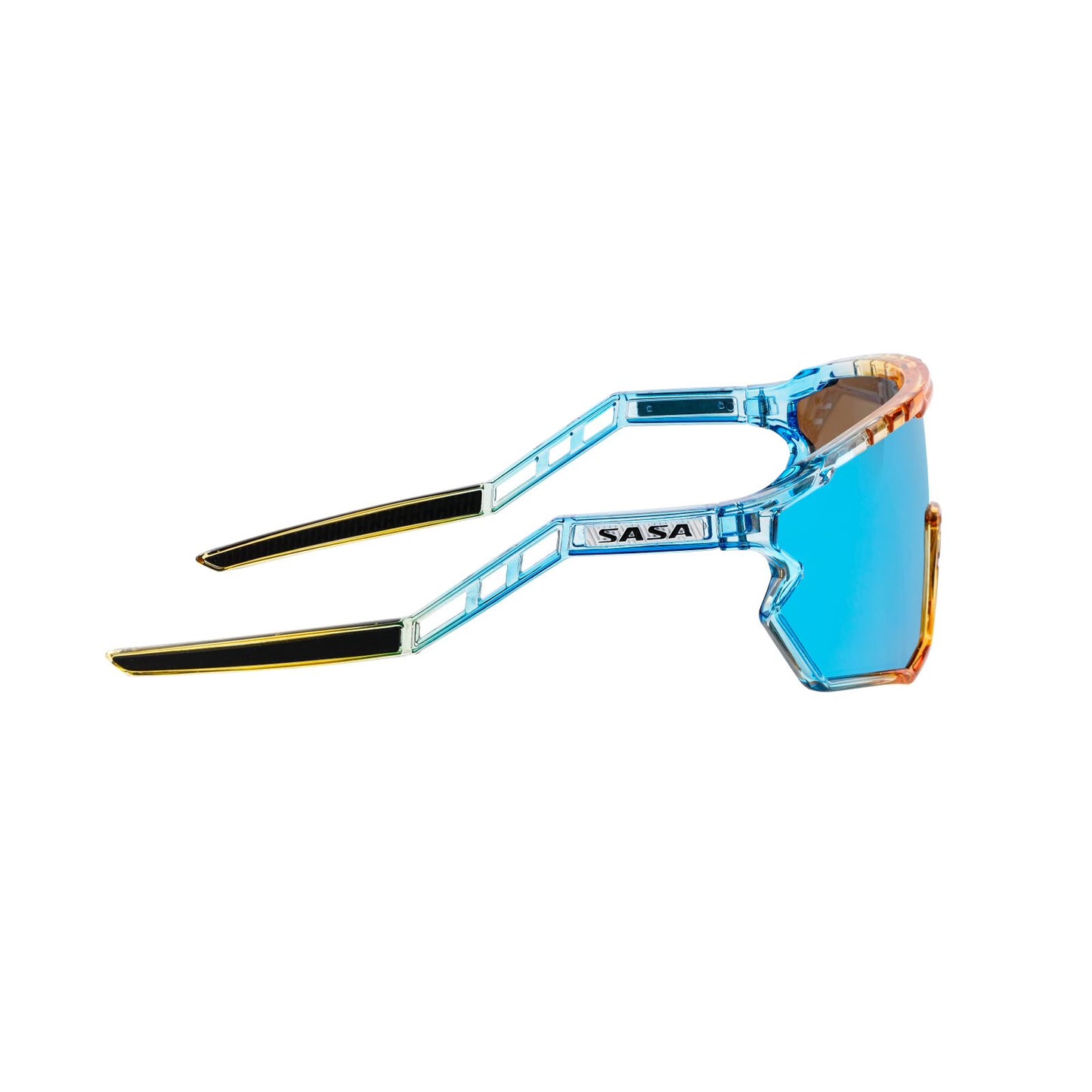 SASA Z Series Prismatic Blue / Orange Frame with Ice Blue Revo Lens