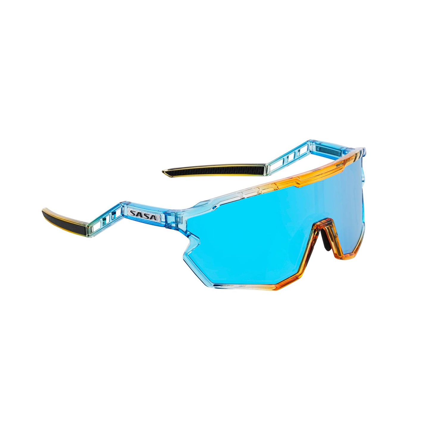 SASA Z Series Prismatic Blue / Orange Frame with Ice Blue Revo Lens