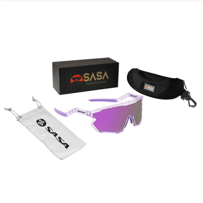 SASA Z Series Prismatic Purple Frame with Purple Revo Lens