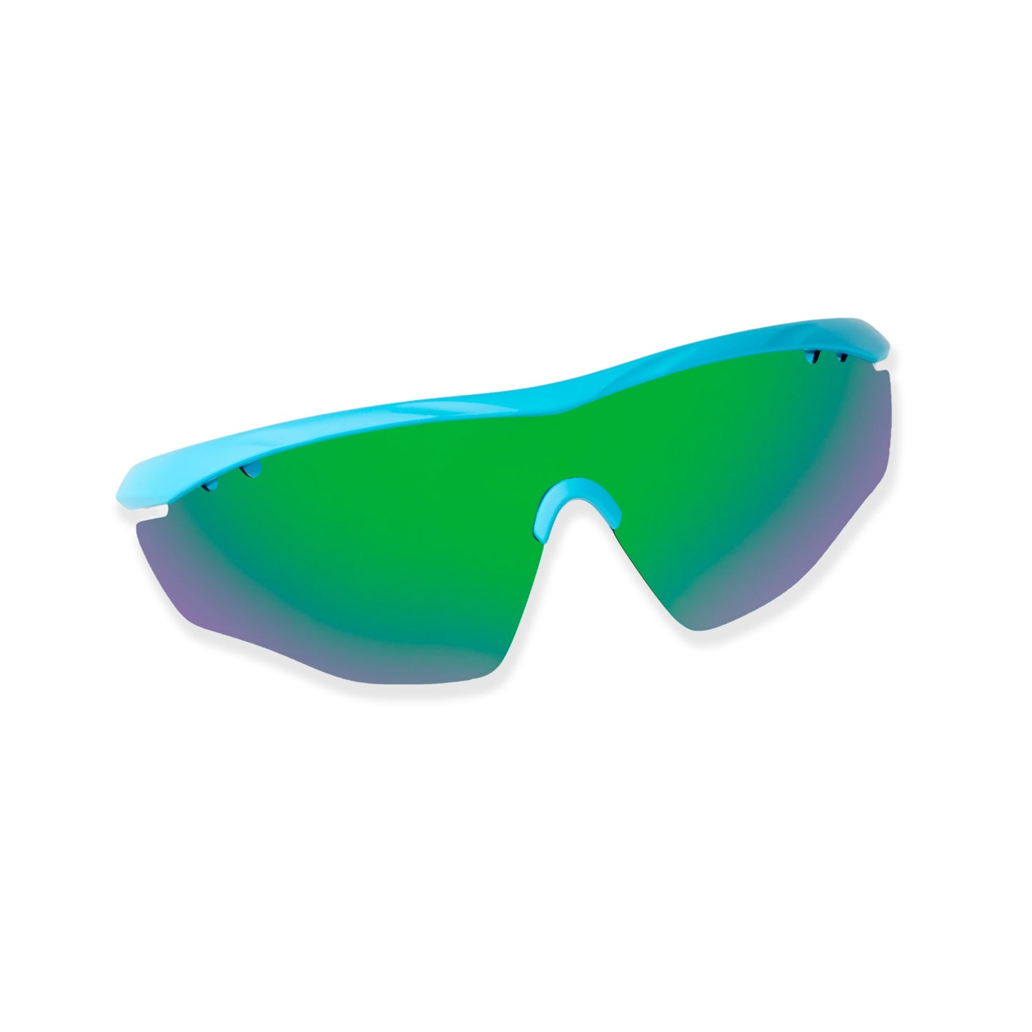 HAWKEYE MATTE TURQUISE BLUE FRAME GREEN LENS