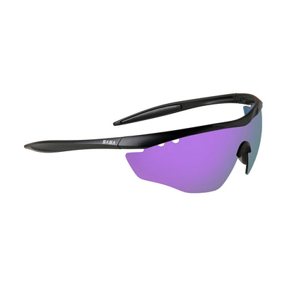 MATTE BLACK FRAME WITH PURPLE REVO LENS HAWKEYE