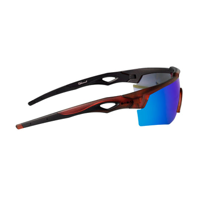 REBOUND FRAME TRANSLUCENT RED LENS ICE BLUE