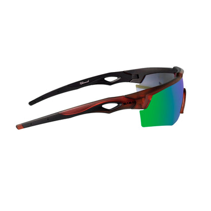 REBOUND FRAME TRANSLUCENT RED LENS GREEN