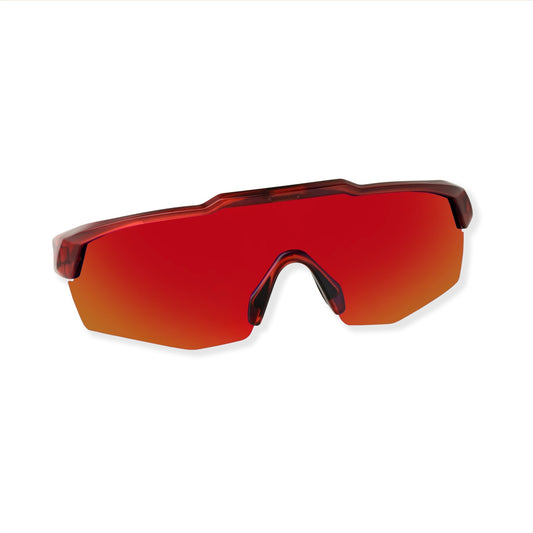 REBOUND FRAME TRANSLUCENT RED LENS RED