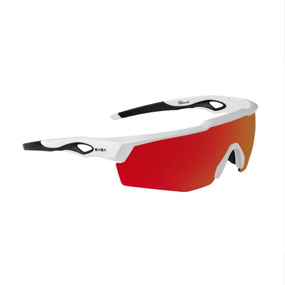 REBOUND FRAME MATTE WHITE LENS RED