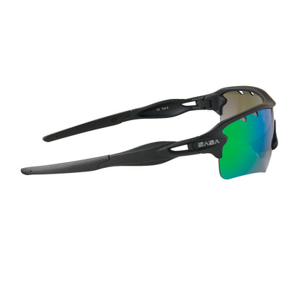 DISCOVERY-MENS BLACK FRAME GREEN LENS