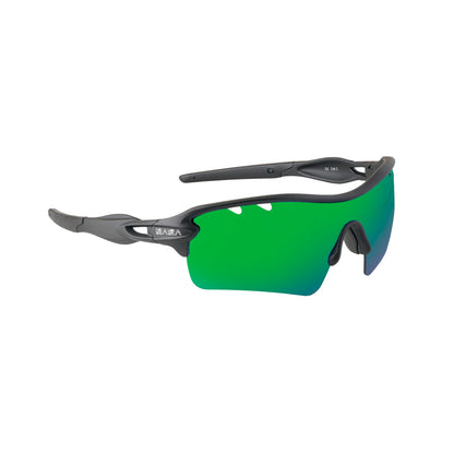 DISCOVERY-MENS BLACK FRAME GREEN LENS