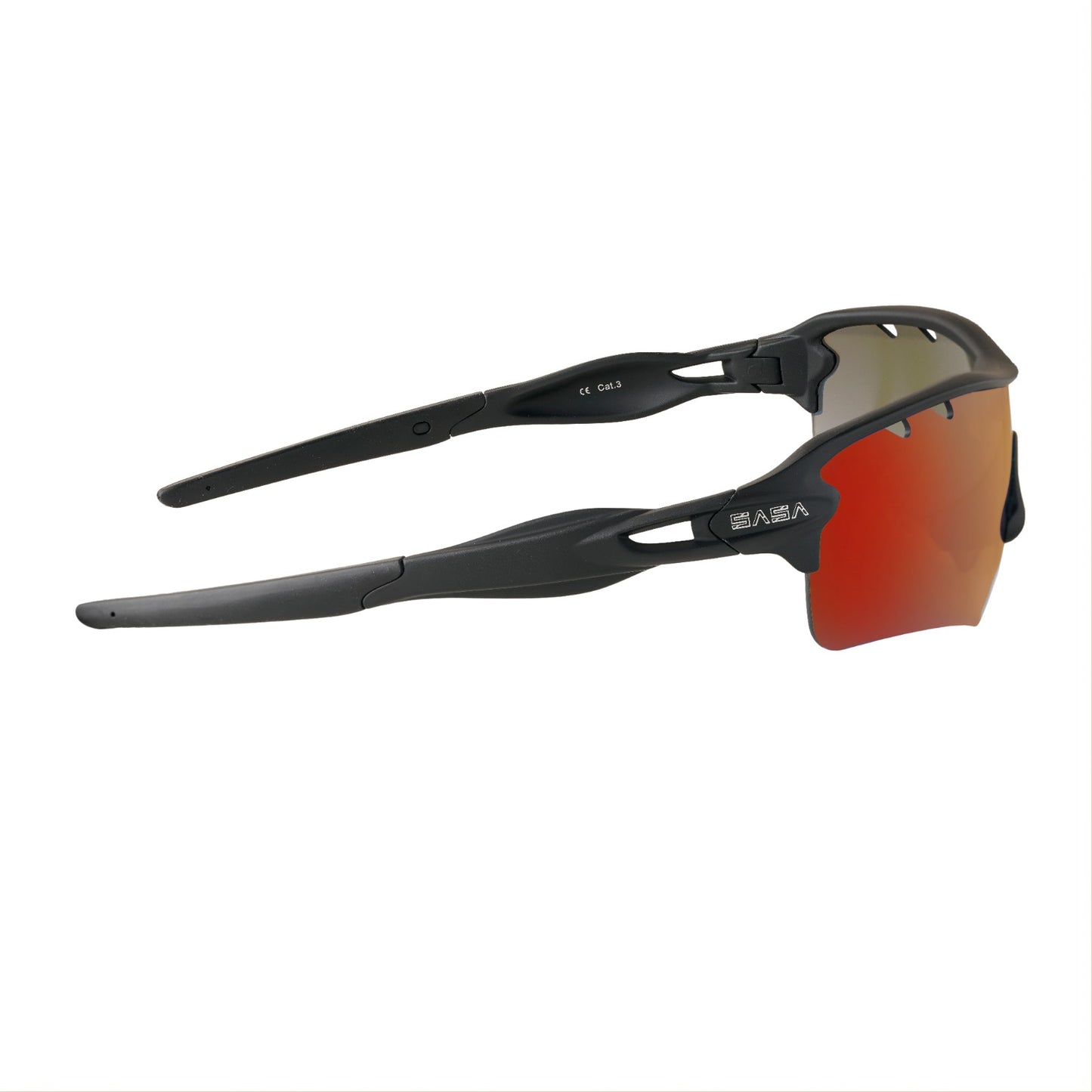 DISCOVERY-MENS BLACK FRAME RED LENS