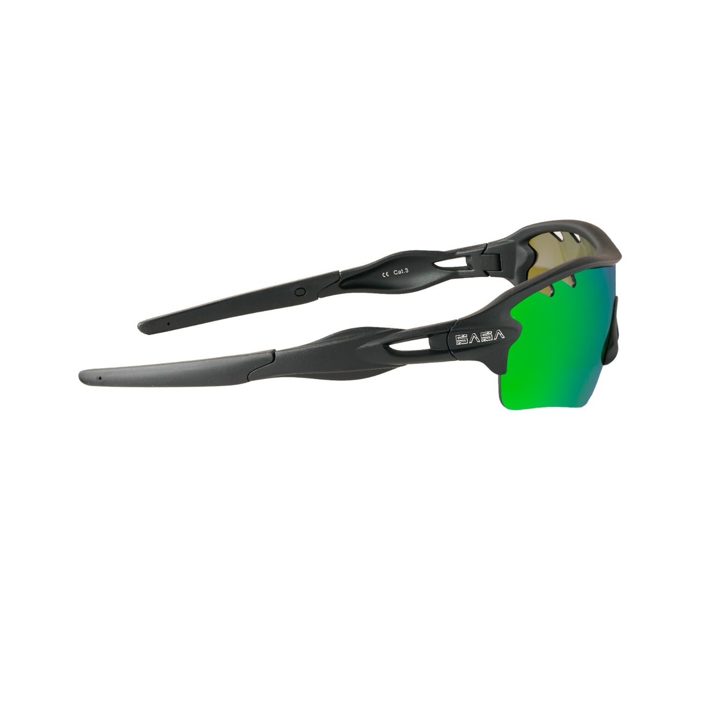 DISCOVERY YOUTH BLACK FRAME GREEN LENS