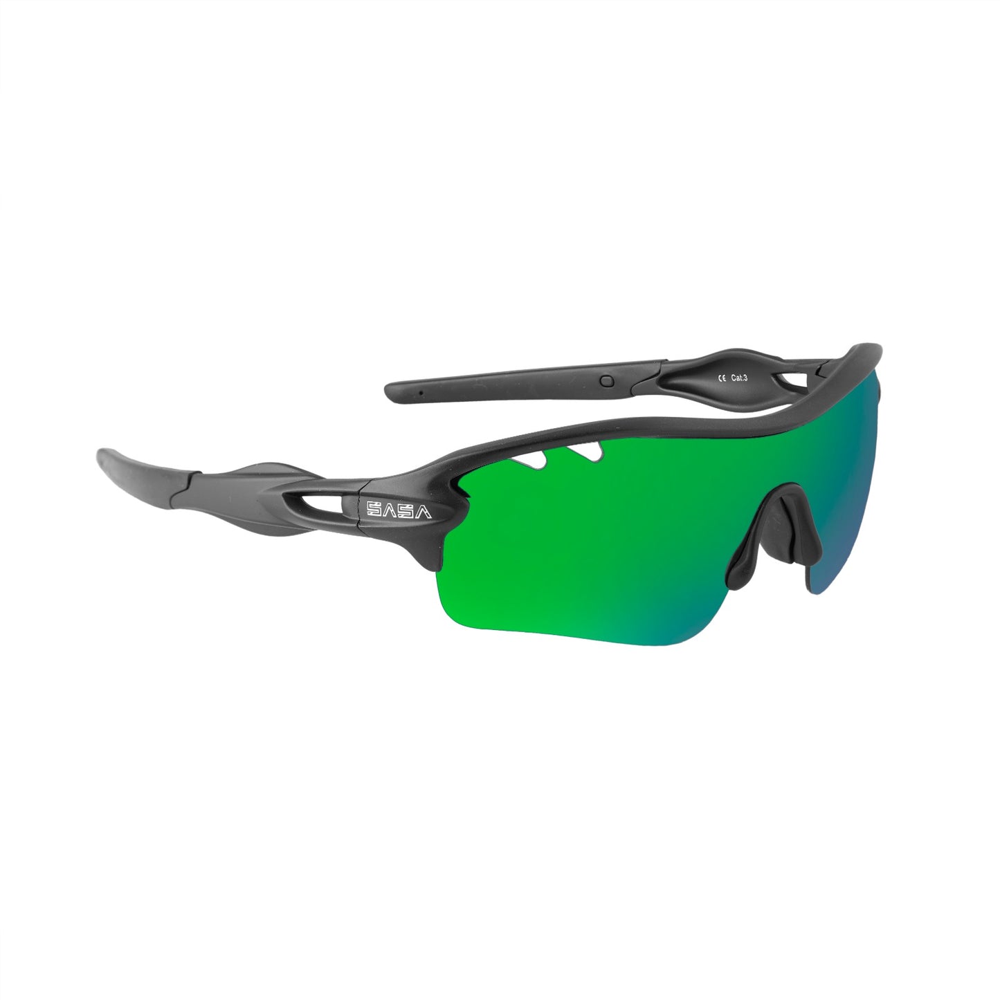 DISCOVERY YOUTH BLACK FRAME GREEN LENS