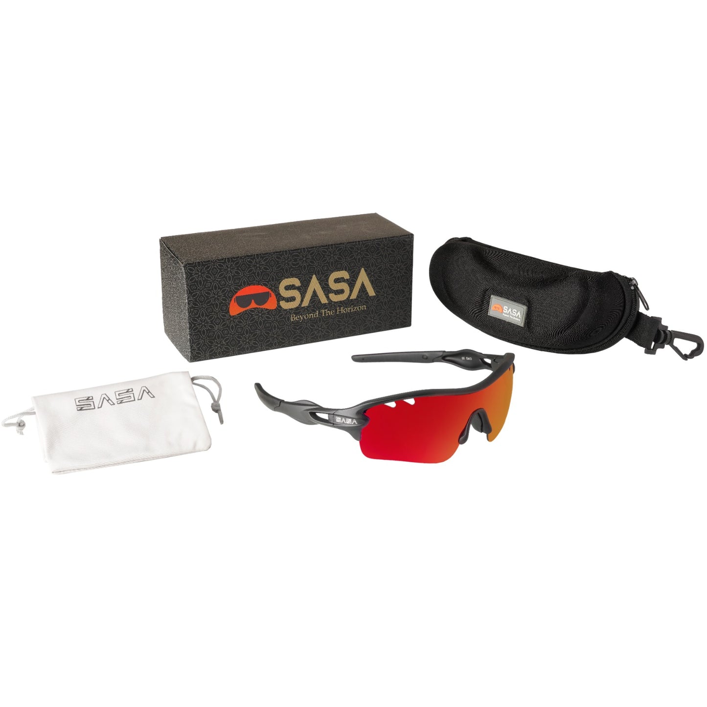 DISCOVERY YOUTH BLACK FRAME RED LENS