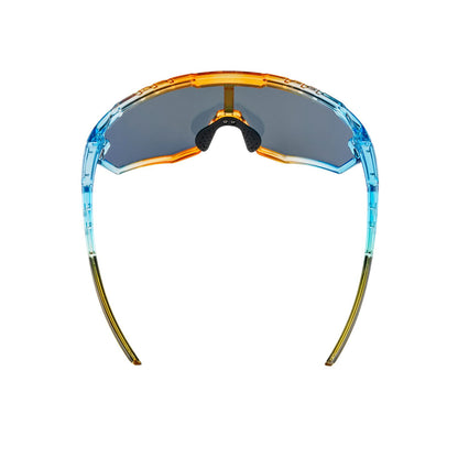 SASA Z Series Prismatic Blue / Orange Frame with Red Revo Lens