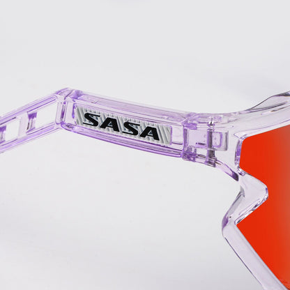 SASA Z Series Prismatic Purple Frame with Red Revo Lens