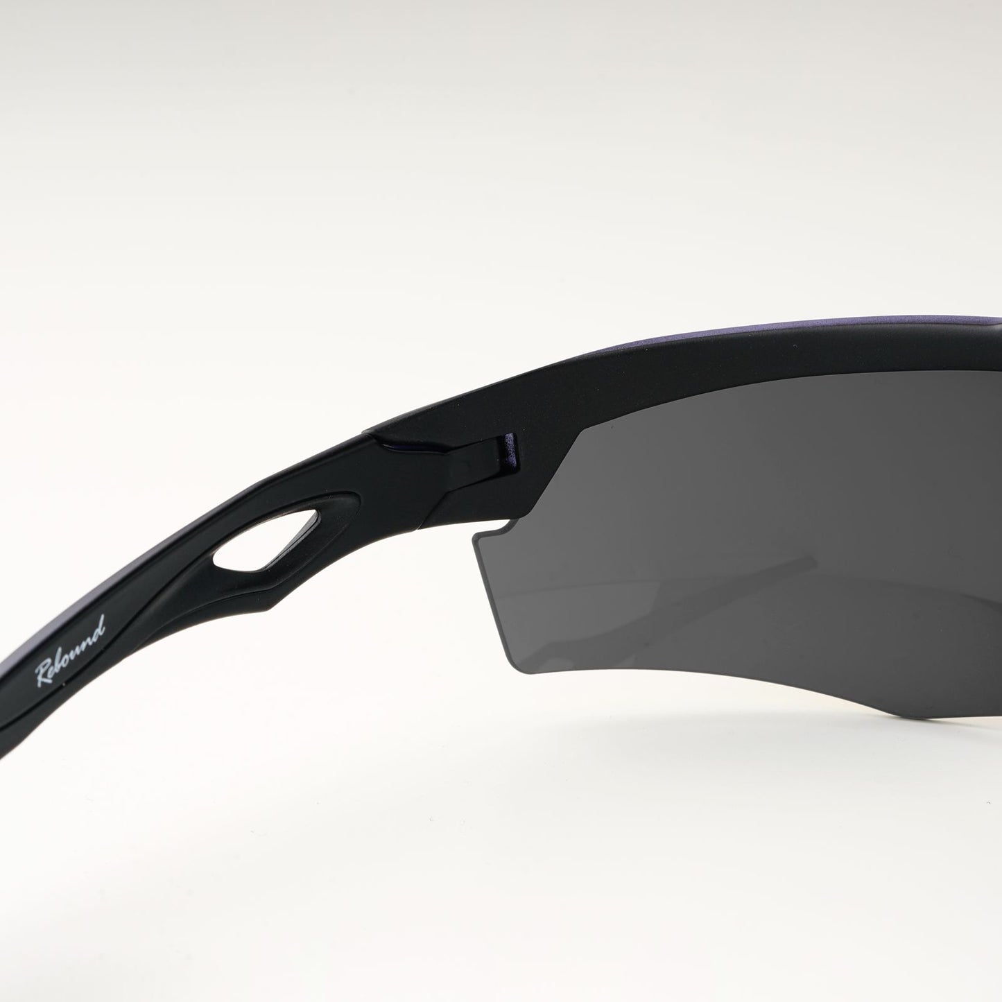 SASA Rebound Translucent Blue Frame Smoke Black Lens Sports Sunglasses