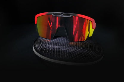 RAPTOR MATTE RED FRAME RED REVO LENS